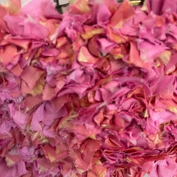 Perfect raw silk pink party clutch! - Picture 3 of 4